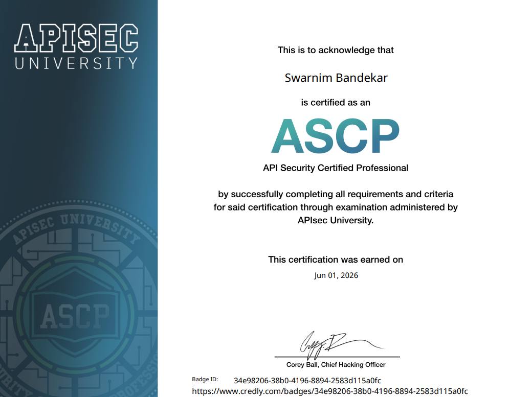 ASCP Review: My APIsec University Exam Experience